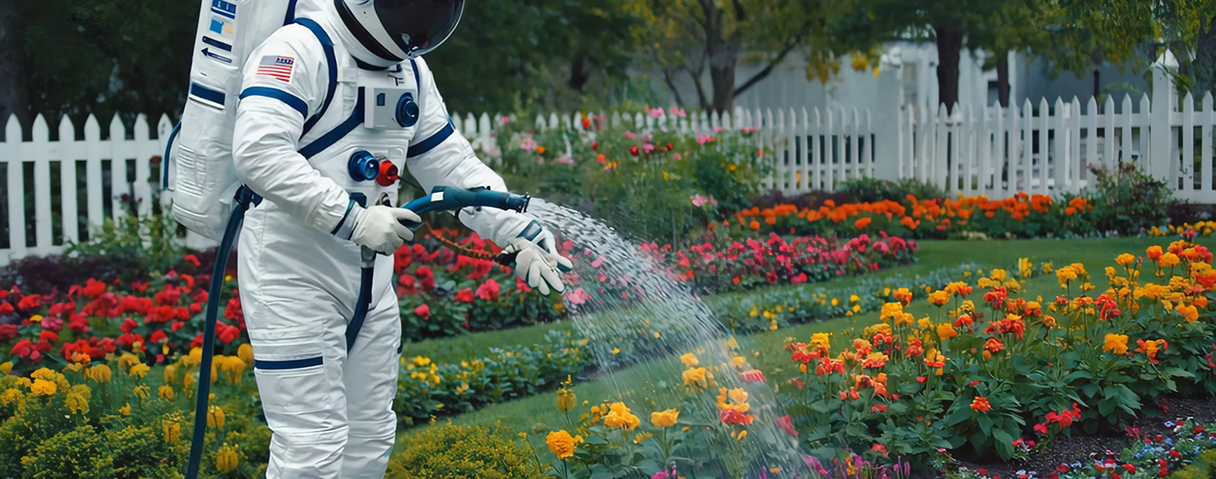 Astronaut Gardening